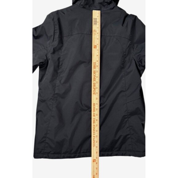 LL Bean Jacket Womens Medium Black Winter Warmer 271136 Gorpcore Fleece Lined - Picture 7 of 10